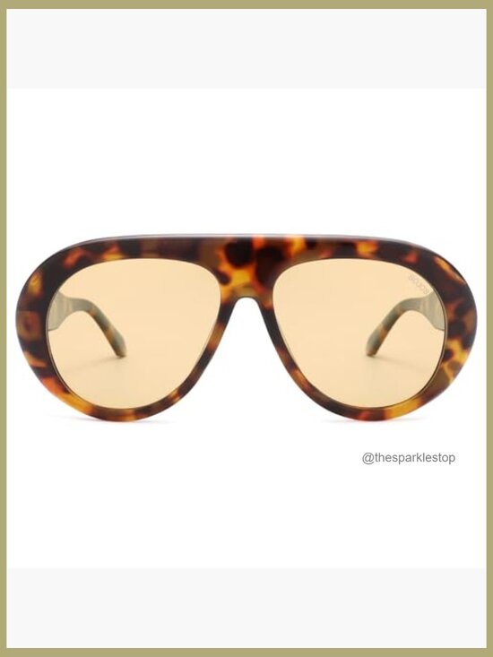 Oversized Polarized Aviator Sunglasses with UV Protection
